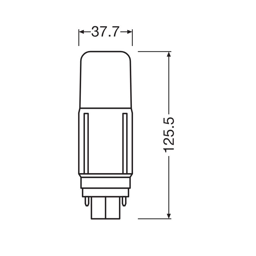 LED Spuldze G24d/9,5W/230V 4000K - Osram