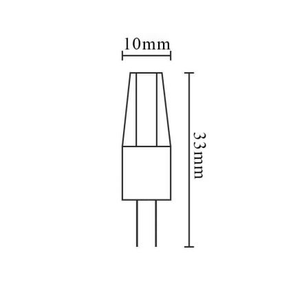 LED Spuldze G4/1,5W/12V 4000K