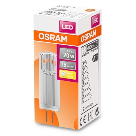 LED spuldze G4/1,8W/12V 2700K - Osram