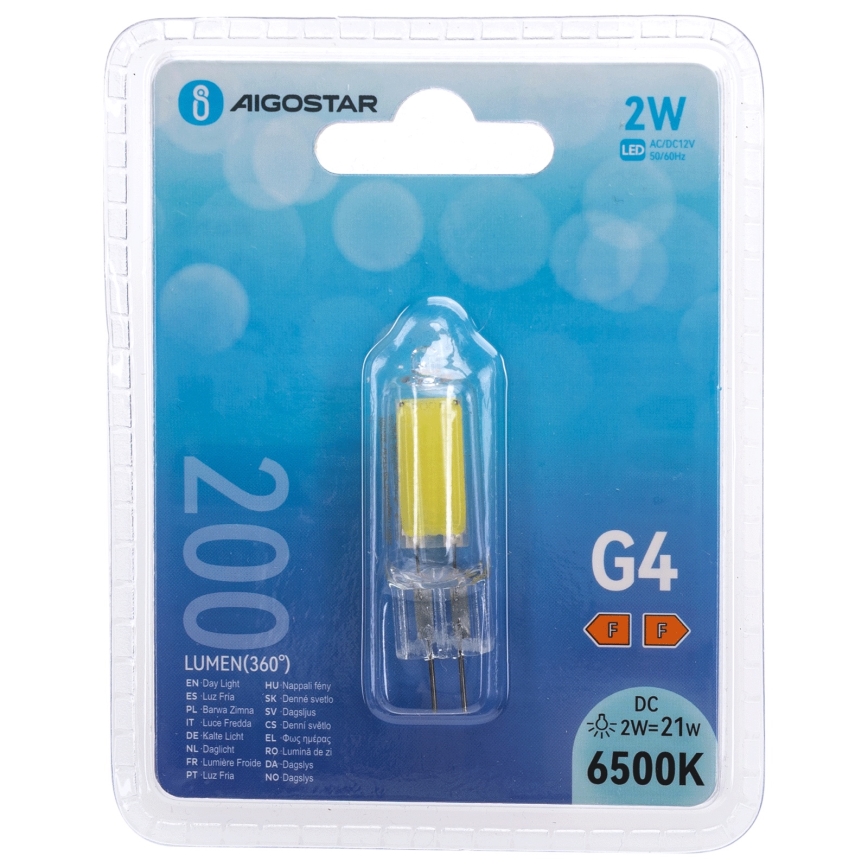 LED spuldze G4/2W/12V 6500K - Aigostar