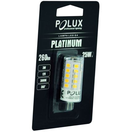 LED spuldze G4/3W/12V 3000K