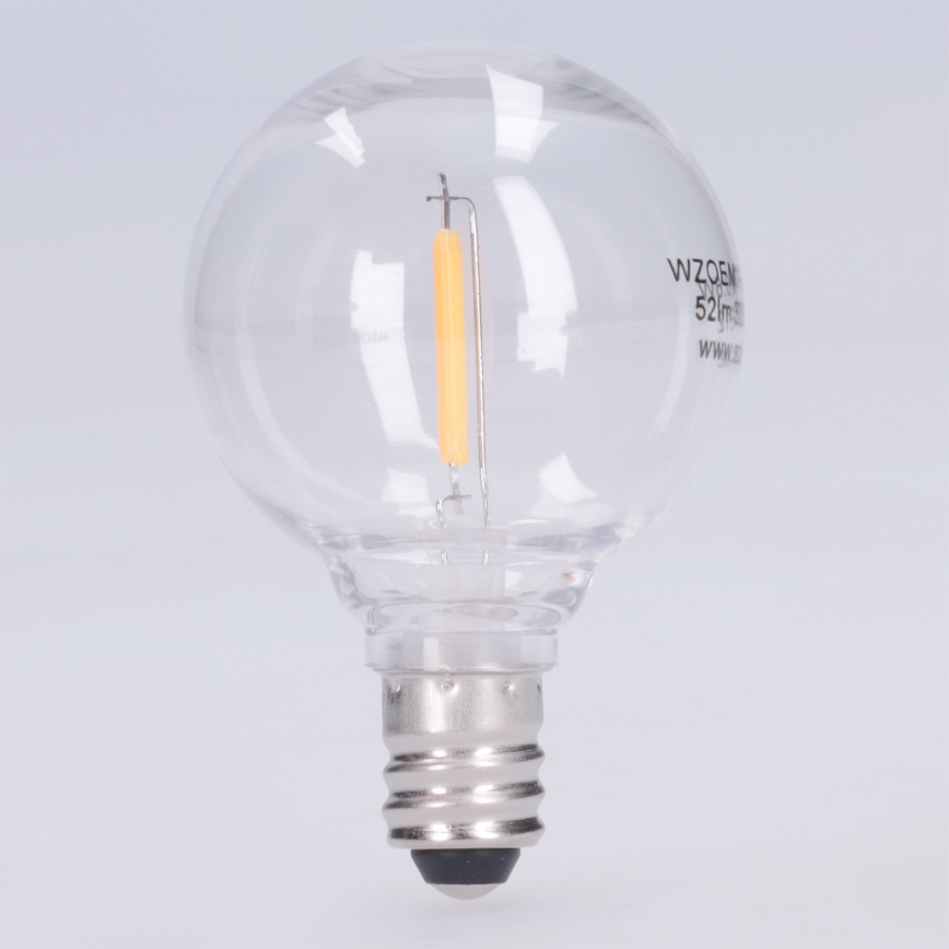LED spuldze G40 E12/0,6W/24V 3000K - Brilagi