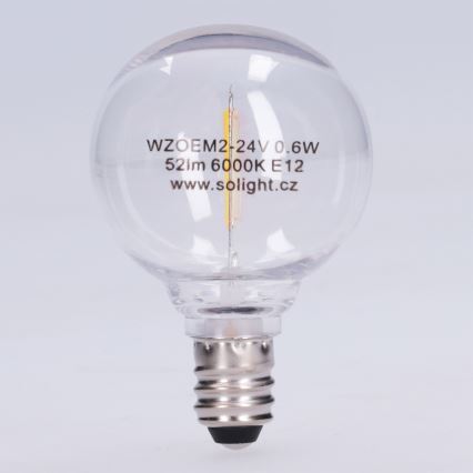 LED spuldze G40 E12/0,6W/24V 6000K - Brilagi