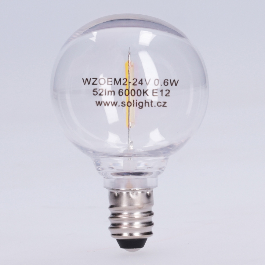 LED spuldze G40 E12/0,6W/24V 6000K - Brilagi