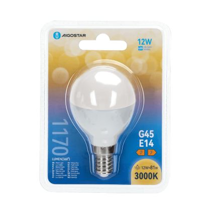 LED spuldze G45 E14/12W/230V 3000K - Aigostar
