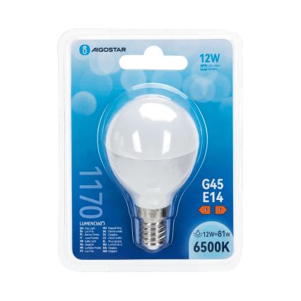 LED spuldze G45 E14/12W/230V 6500K - Aigostar