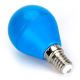 LED Spuldze G45 E14/4W/230V blue - Aigostar