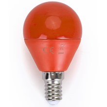 LED Spuldze G45 E14/4W/230V oranža - Aigostar 100003OFY