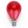 LED Spuldze G45 E14/4W/230V sarkana - Aigostar