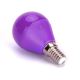 LED Spuldze G45 E14/4W/230V violeta - Aigostar