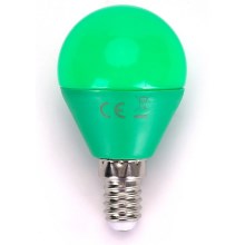 LED Spuldze G45 E14/4W/230V zaļa - Aigostar