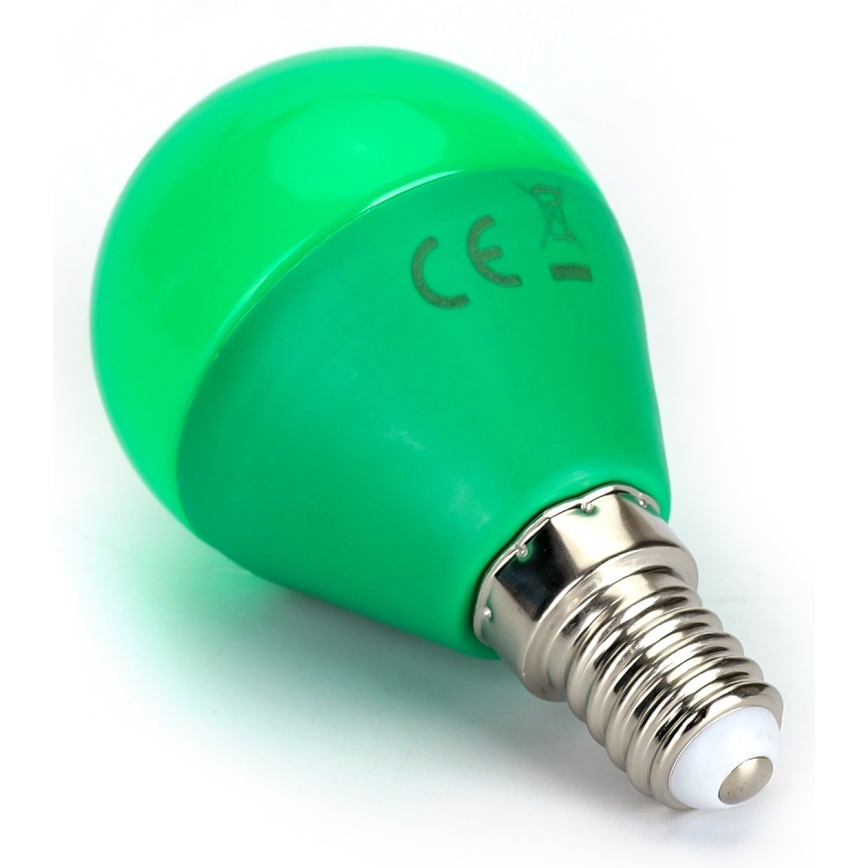 LED Spuldze G45 E14/4W/230V zaļa - Aigostar