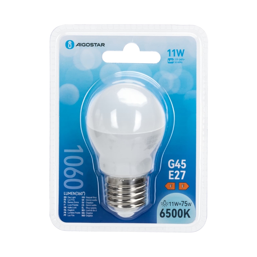 LED spuldze G45 E27/11W/230V 6500K - Aigostar