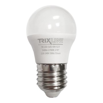 LED Spuldze G45 E27/6W/230V 2700K