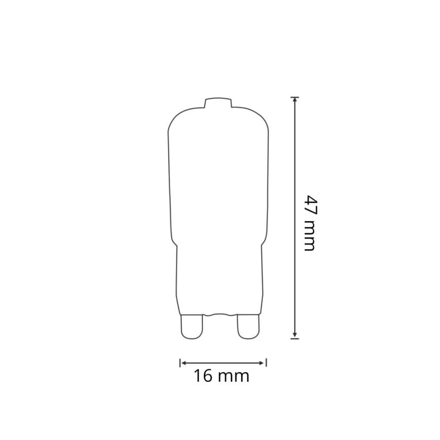 LED spuldze G9/2,5W/230V 6400K