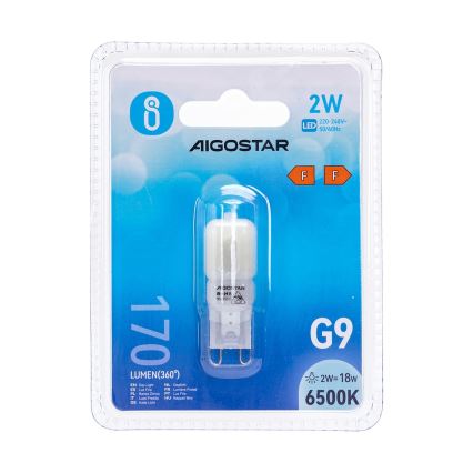 LED Spuldze G9/2W/230V 6500K - Aigostar