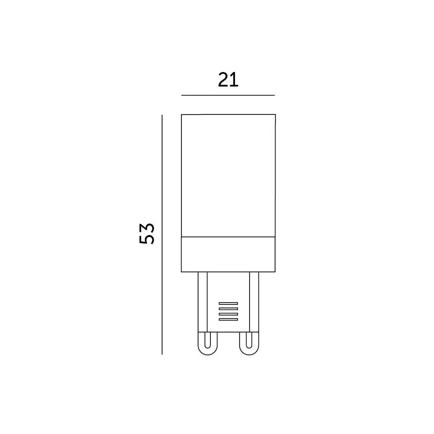 LED Spuldze G9/3W/230V 3000K 100°