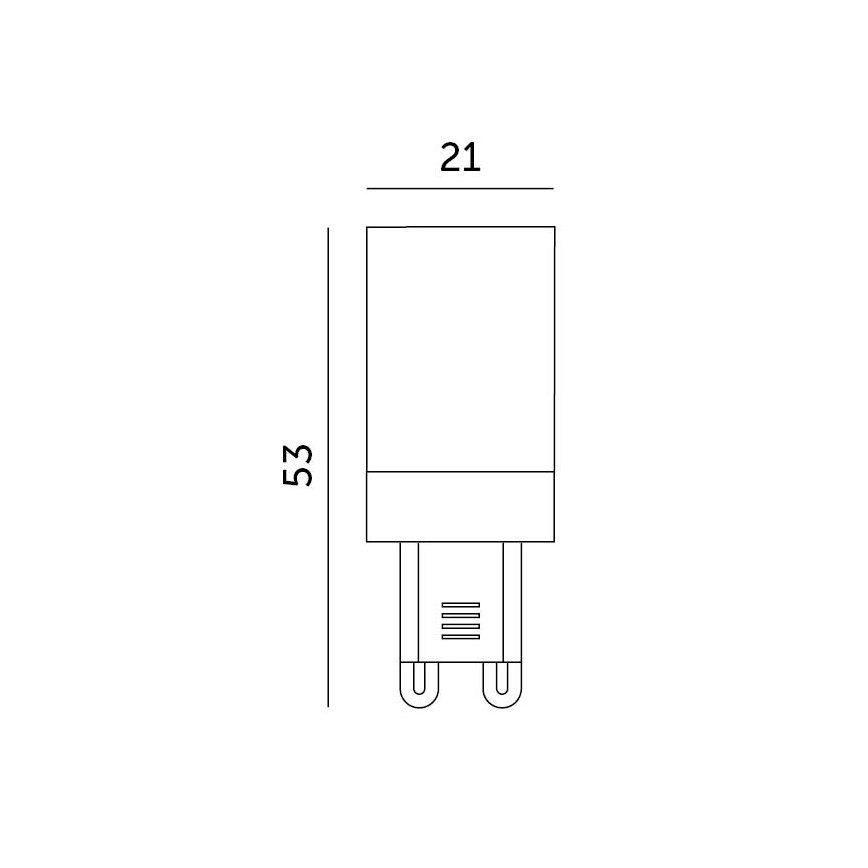 LED Spuldze G9/3W/230V 4000K 100°