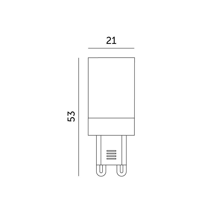 LED Spuldze G9/3W/230V 6000K 100°
