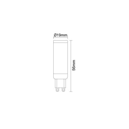 LED spuldze G9/4,6W/230V 4000K