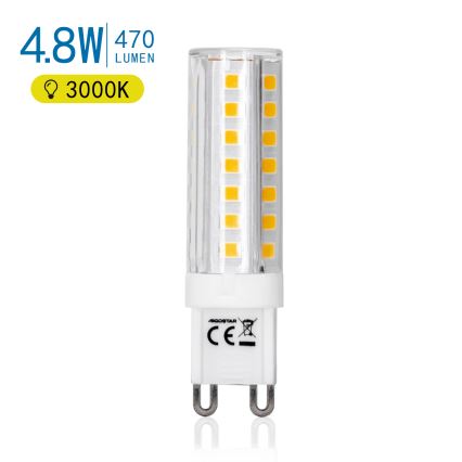 LED Spuldze G9/4,8W/230V 3000K - Aigostar