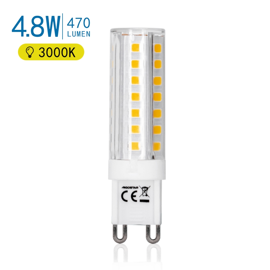 LED Spuldze G9/4,8W/230V 3000K - Aigostar