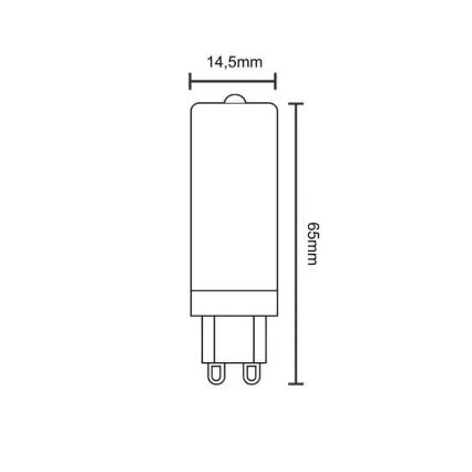 LED Spuldze G9/4W/230V 2800K