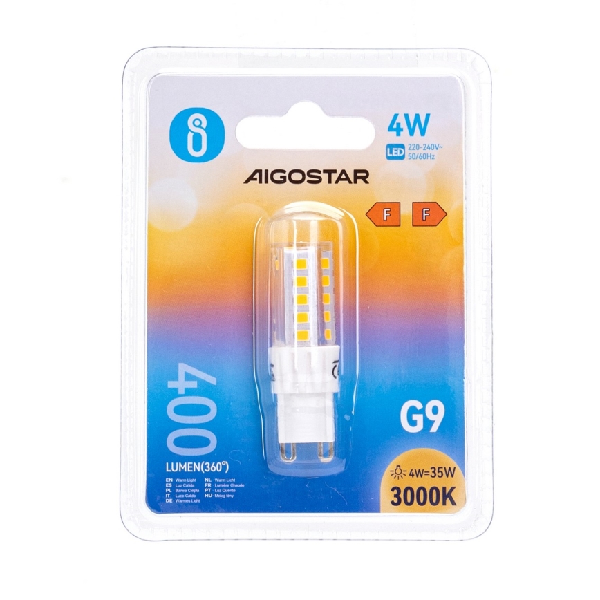 LED Spuldze G9/4W/230V 3000K - Aigostar