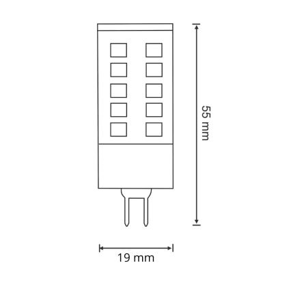 LED Spuldze G9/4W/230V 3000K