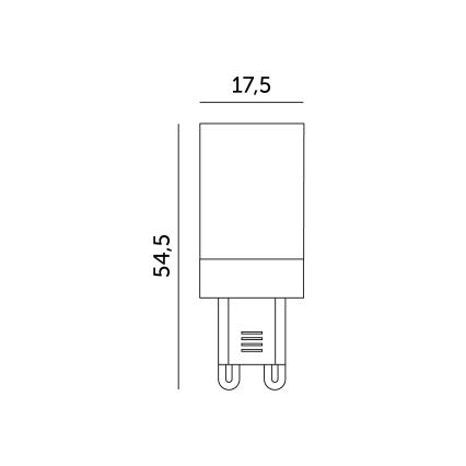 LED spuldze G9/4W/230V 6000K