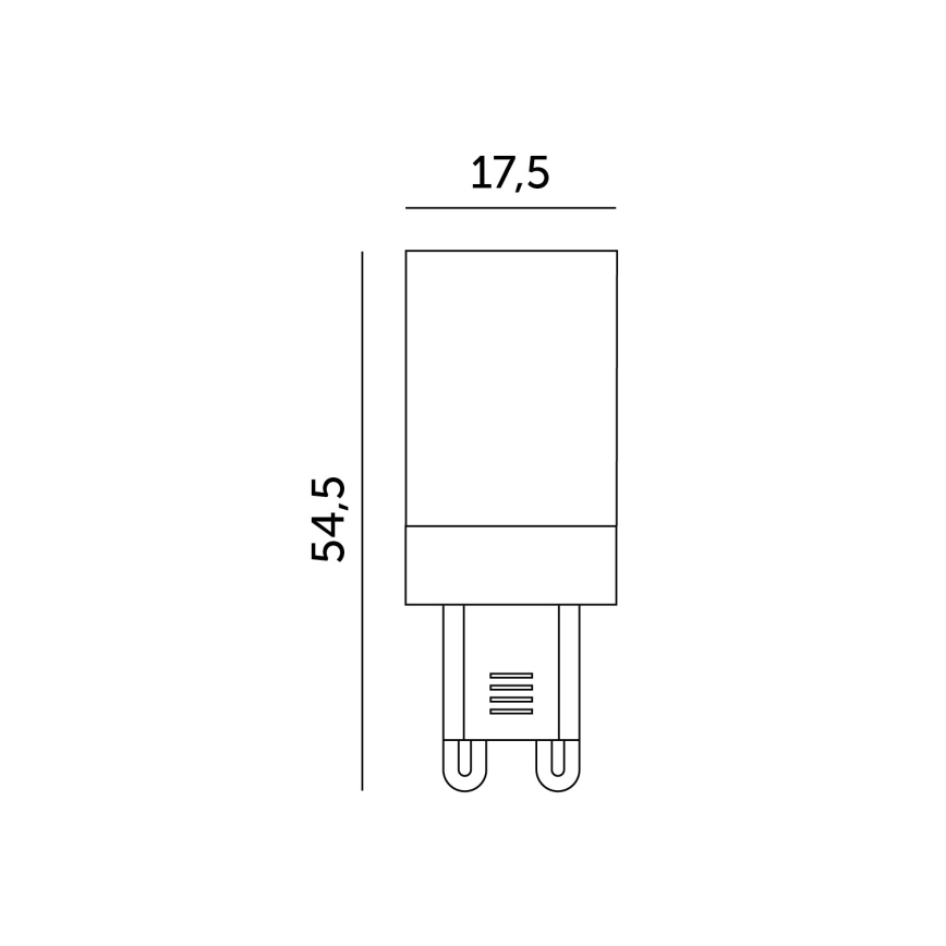 LED spuldze G9/4W/230V 6000K
