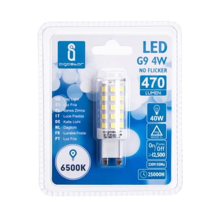 LED Spuldze G9/4W/230V 6500K - Aigostar