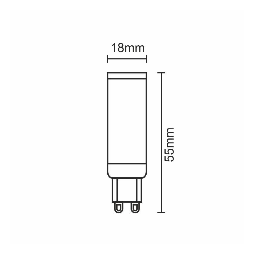 LED spuldze G9/5W/230V 2800K