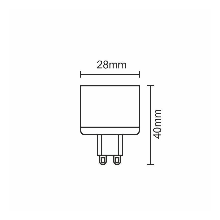 LED spuldze G9/5W/230V 2800K