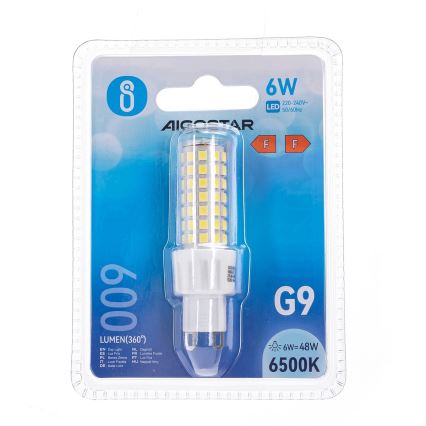 LED Spuldze G9/6W/230V 6500K - Aigostar