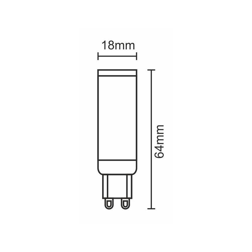 LED Spuldze G9/7W/230V 6000K