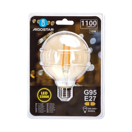 LED Spuldze G95 E27/10W/230V 2200K - Aigostar