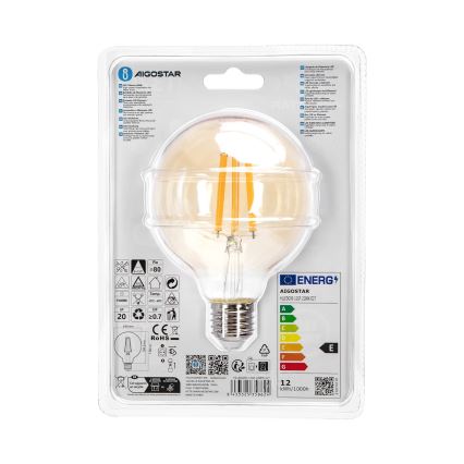 LED Spuldze G95 E27/12W/230V 2200K - Aigostar