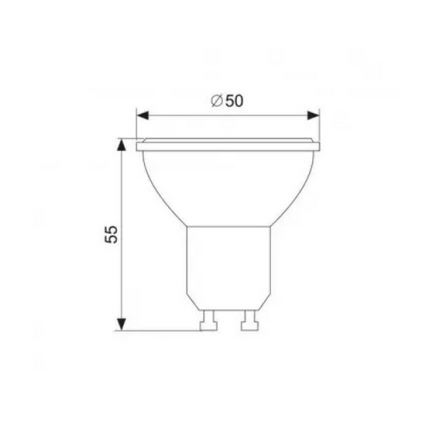 LED Spuldze GU10/1,5W/230V 4000K