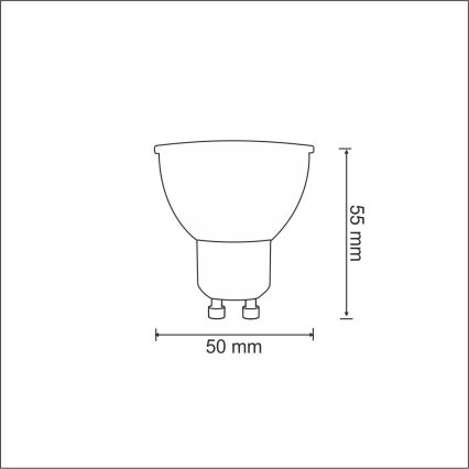 LED Spuldze GU10/3.5W/230V 6400K