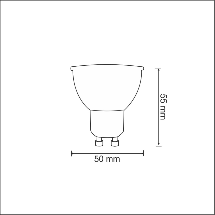 LED Spuldze GU10/3.5W/230V 6400K