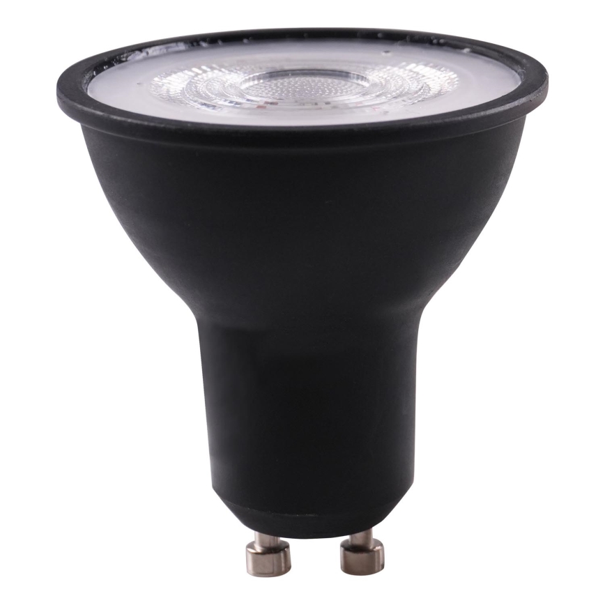 LED Spuldze GU10/4,5W/230V 4000K melna