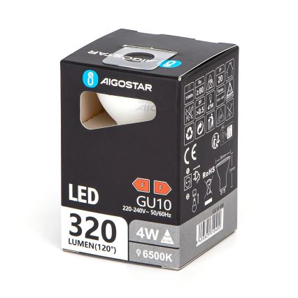 LED Spuldze GU10/4W/230V 6500K - Aigostar