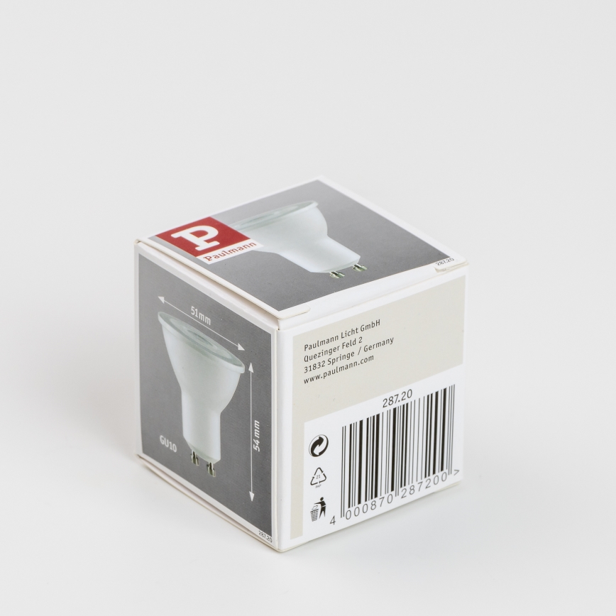 LED Spuldze GU10/6,5W/230V 2700K - Paulmann 28720