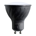 LED Spuldze GU10/6W/230V 3000K melna