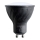 LED Spuldze GU10/6W/230V 3000K melna