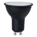 LED Spuldze GU10/6W/230V 4000K melna