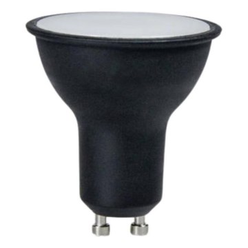 LED Spuldze GU10/6W/230V 4000K melna