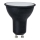 LED Spuldze GU10/6W/230V 4000K melna