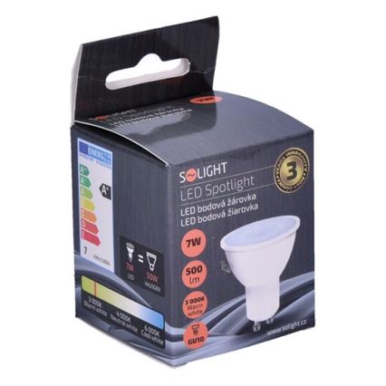 LED spuldze GU10/7W/230V 3000K